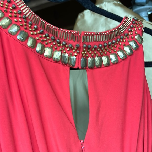 NWT JONES OF NEW YORK RED MIDI DRESS 16 - Picture 6 of 9